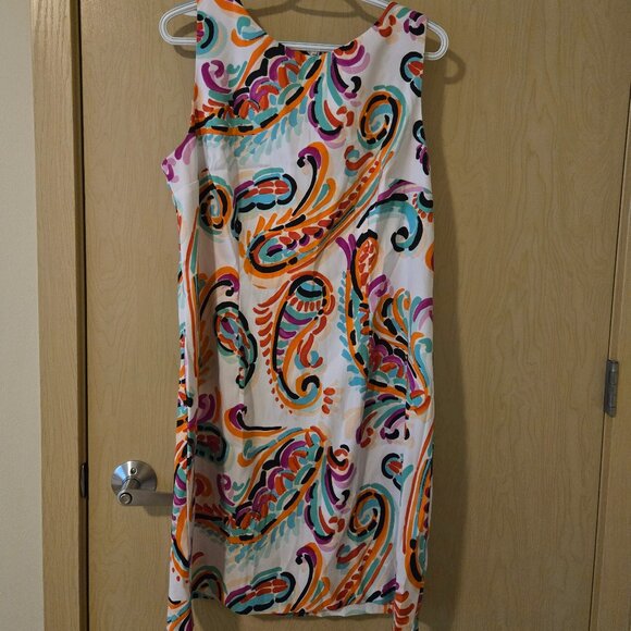 NWT Alyx Printed Paisley Sheath Dress (18) - Picture 1 of 5